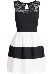 10 Fantastisch Kleid Schwarz Weiß Gestreift Spezialgebiet15 Schön Kleid Schwarz Weiß Gestreift Vertrieb