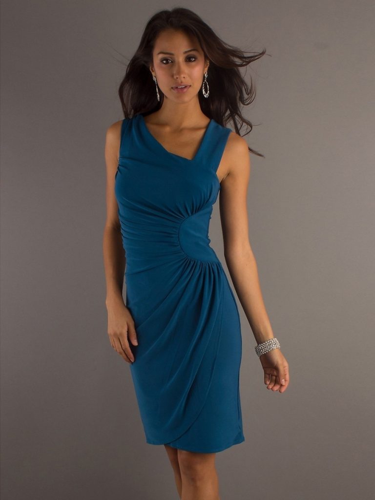 Kleid Blau Elegant Amazon F8e1f 4975e