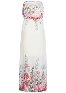 Abend Luxurius Kleid Weiß Mit Blumen SpezialgebietFormal Perfekt Kleid Weiß Mit Blumen Galerie