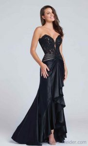 13 Luxurius Abendkleid Lang Spitze Schwarz VertriebFormal Ausgezeichnet Abendkleid Lang Spitze Schwarz für 2019