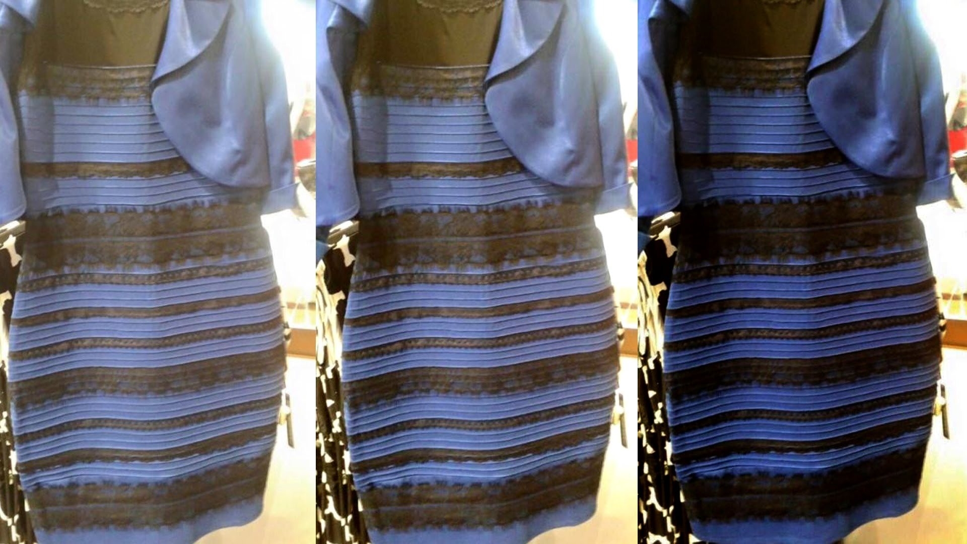 Какой цвет платья вы видите фото тест