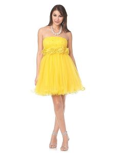 Großartig Kleid Gelb Kurz Spezialgebiet15 Elegant Kleid Gelb Kurz Galerie