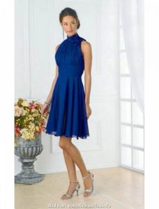 Designer Elegant Kleid Blau Kurz BoutiqueDesigner Cool Kleid Blau Kurz Bester Preis