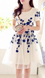 Designer Schön Kleid Blau Blumen Bester Preis13 Fantastisch Kleid Blau Blumen für 2019