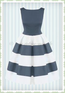 Abend Coolste Kleid Blau Weiß SpezialgebietAbend Fantastisch Kleid Blau Weiß Vertrieb