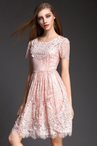 17 Schön Rosa Kleid Spitze GalerieAbend Ausgezeichnet Rosa Kleid Spitze Vertrieb