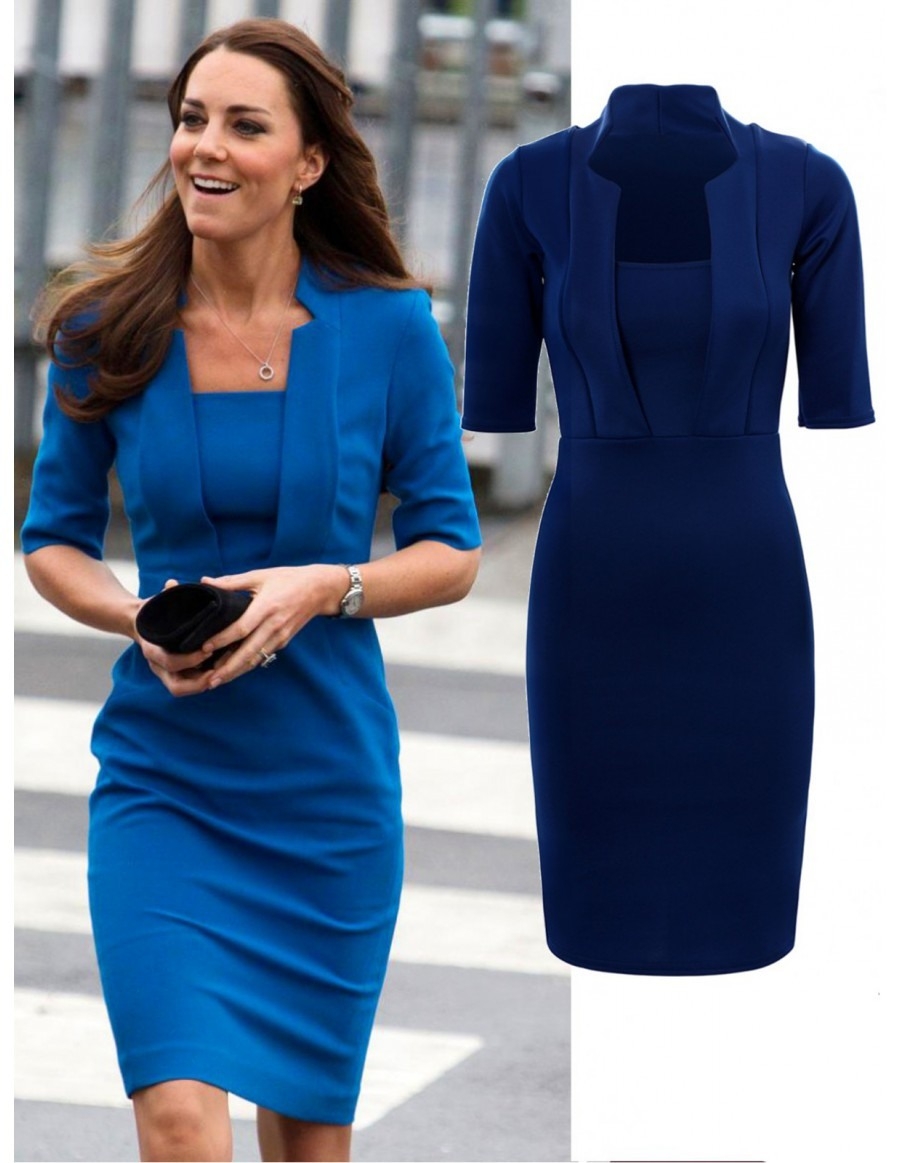 20 Erstaunlich Blaues Kleid Langarm für 2019Abend Perfekt Blaues Kleid Langarm für 2019