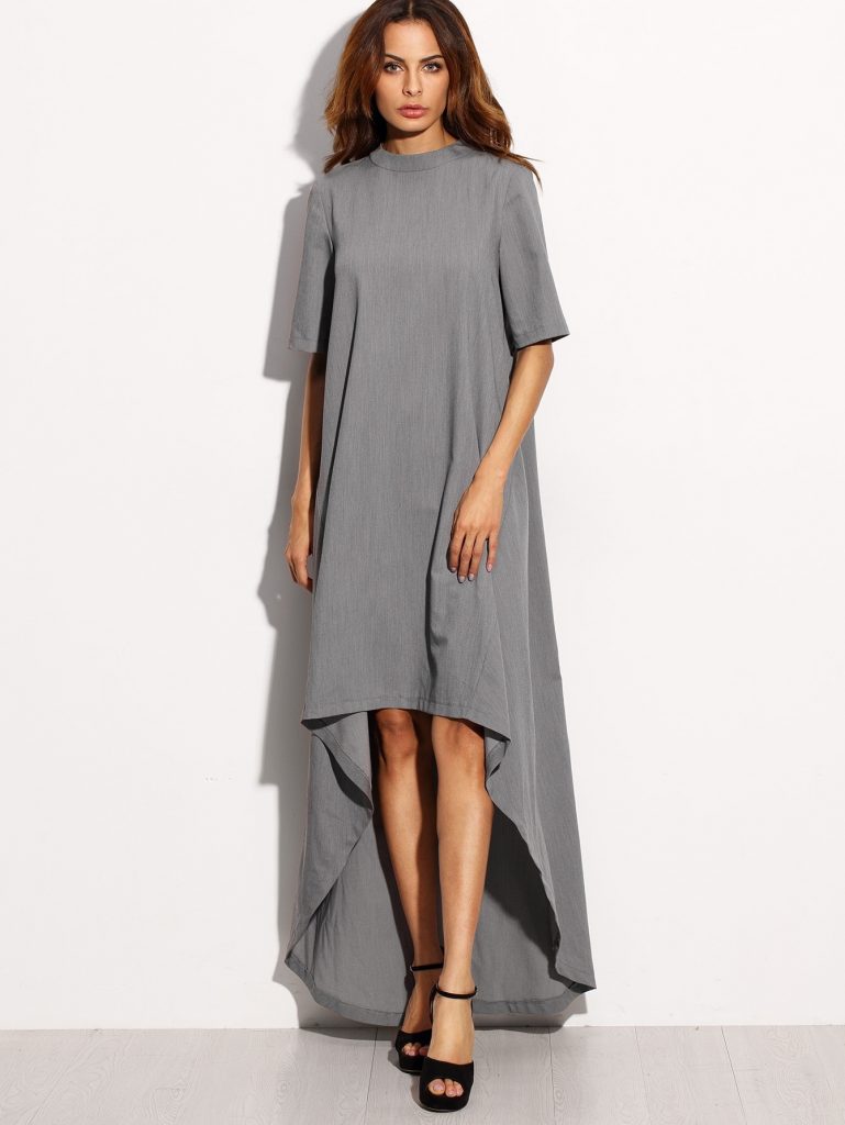 20 schön kleid grau lang spezialgebiet - abendkleid