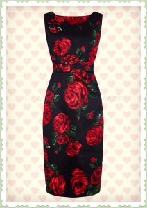 Genial Schwarzes Kleid Mit Roten Blumen Ärmel20 Elegant Schwarzes Kleid Mit Roten Blumen Galerie