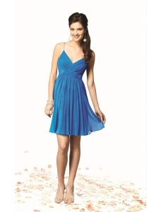Abend Elegant Kleid Kurz Blau Spezialgebiet Luxurius Kleid Kurz Blau Stylish