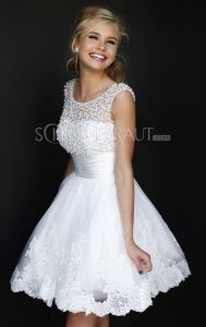 Leicht Weißes Kleid Kurz BoutiqueFormal Einzigartig Weißes Kleid Kurz Stylish