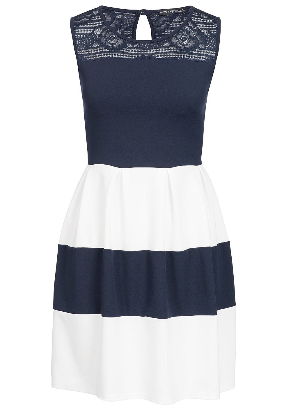 Formal Coolste Kleid Blau Weiß Vertrieb Genial Kleid Blau Weiß Ärmel