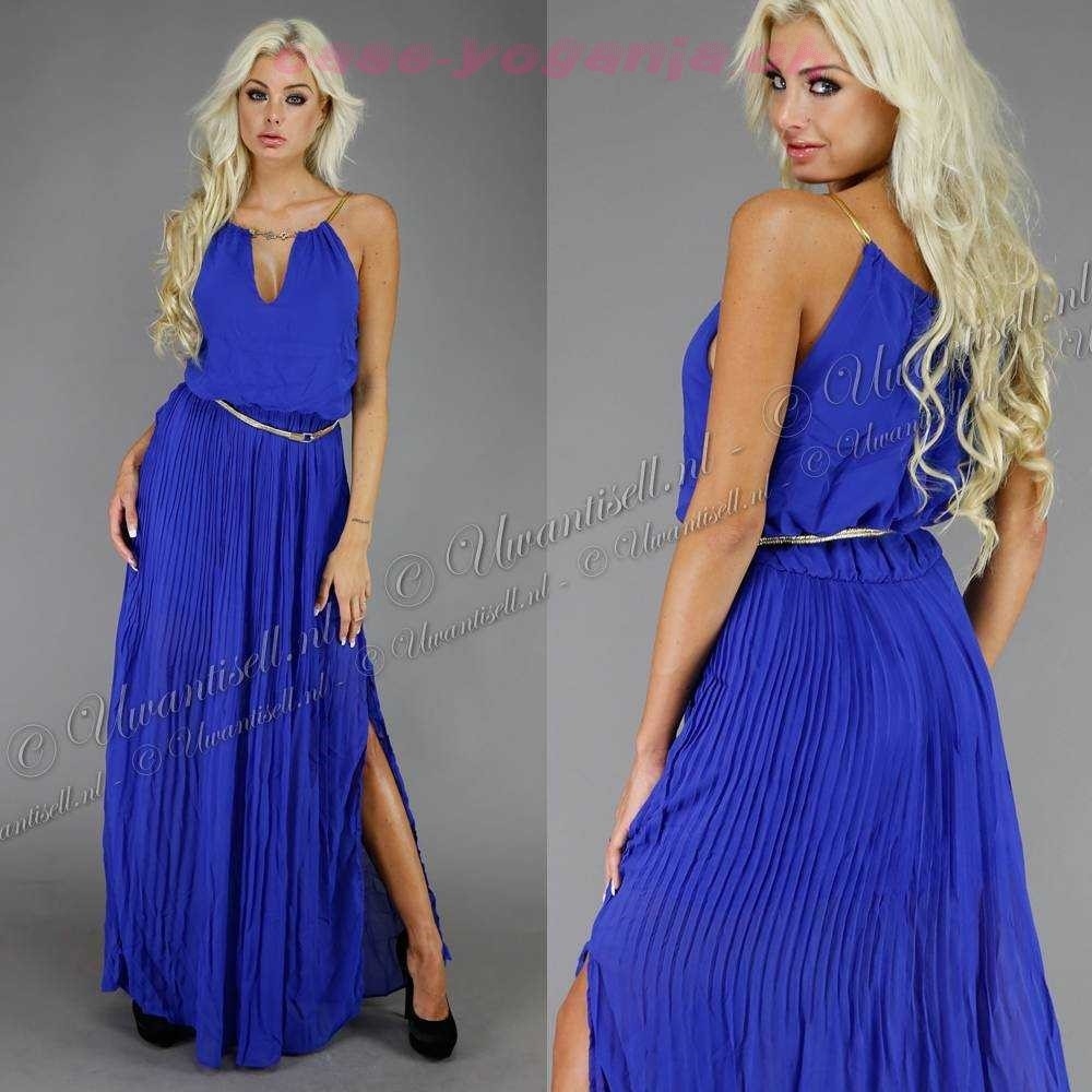 10 Fantastisch Kleid Lang Blau Boutique Schön Kleid Lang Blau Ärmel