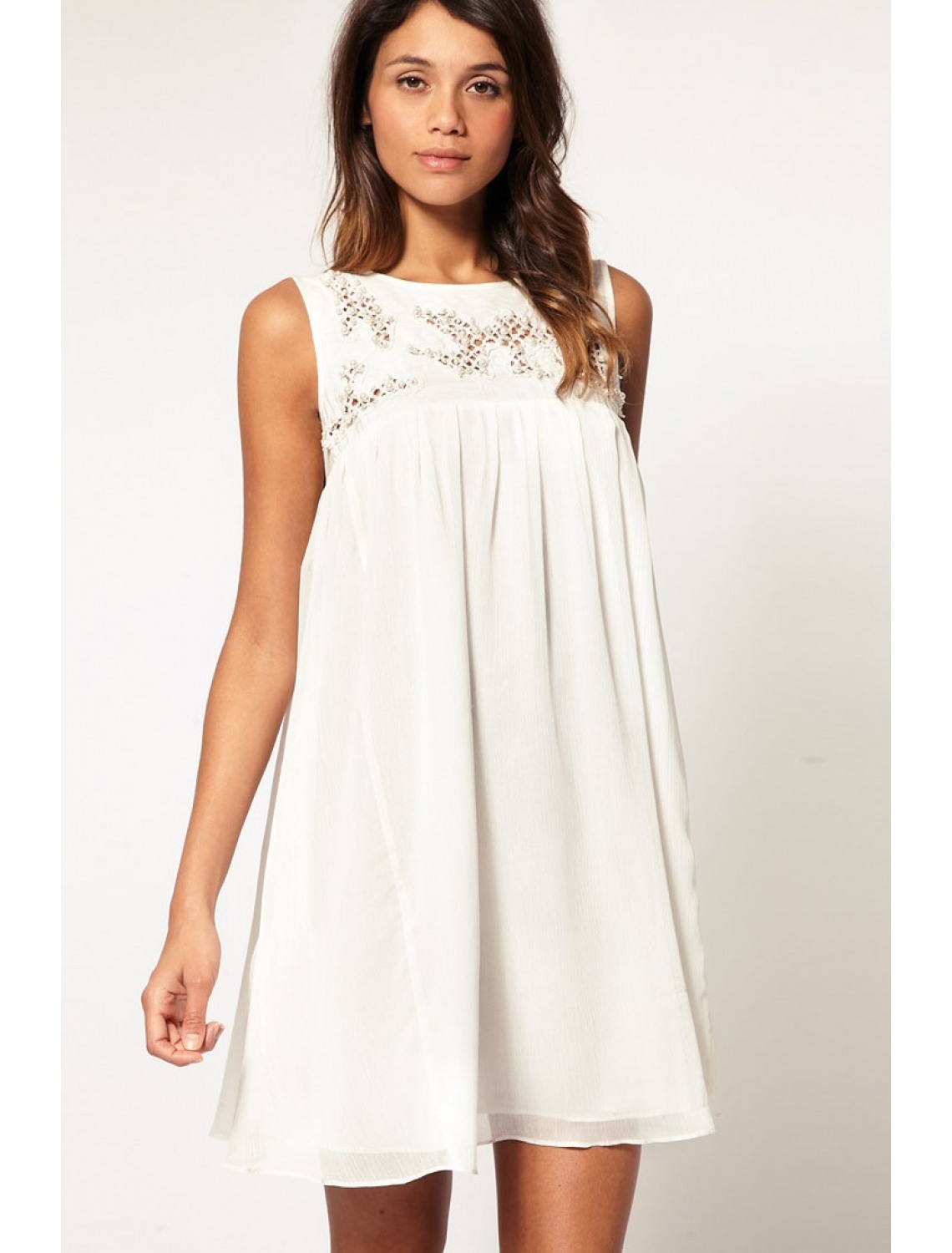 Abend Leicht Weißes Kleid Kurz VertriebFormal Schön Weißes Kleid Kurz Boutique