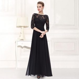Abend Cool Schwarzes Kleid Lang GalerieFormal Spektakulär Schwarzes Kleid Lang für 2019