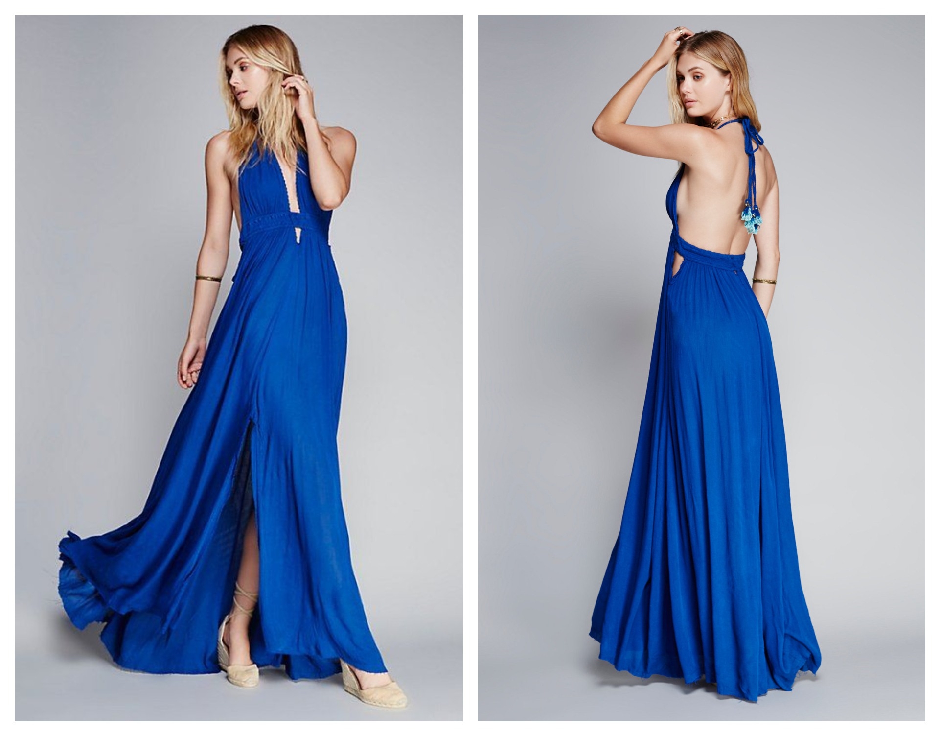 Formal Wunderbar Blaues Langes Kleid Design Abendkleid