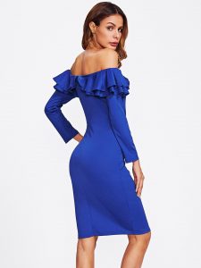 13 Perfekt Kleid Blau Langarm Stylish Schön Kleid Blau Langarm Boutique