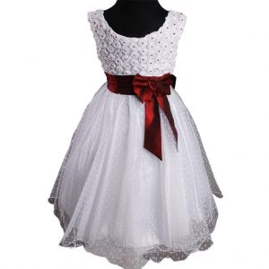 Schön Rot Weißes Kleid für 2019 Einfach Rot Weißes Kleid Design