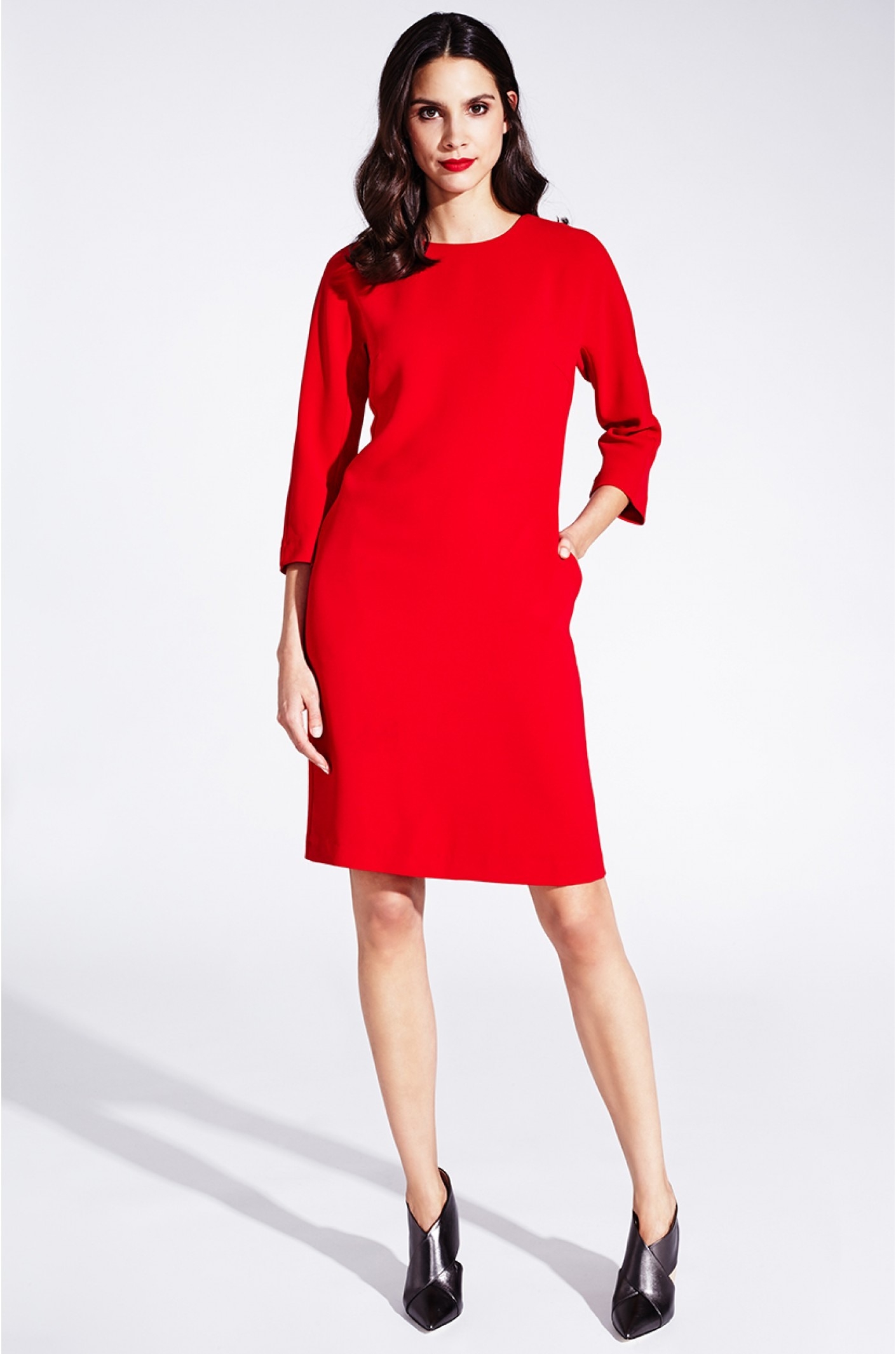 20 Ausgezeichnet Rotes Kleid Knielang Vertrieb Einzigartig Rotes Kleid Knielang Ärmel