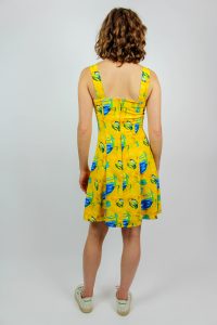Formal Erstaunlich Kleid Gelb Blau Galerie Perfekt Kleid Gelb Blau Ärmel
