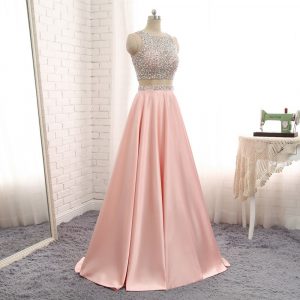 Formal Luxus Abendkleider Lang Pink Ärmel Kreativ Abendkleider Lang Pink für 2019