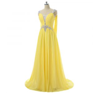 13 Fantastisch Gelbe Abend Kleider SpezialgebietFormal Einfach Gelbe Abend Kleider Design