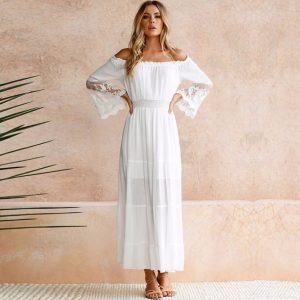 Formal Großartig Sommerkleid Weiß VertriebAbend Einfach Sommerkleid Weiß Design