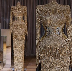 Erstaunlich Abendkleider Gold für 2019 Genial Abendkleider Gold Ärmel