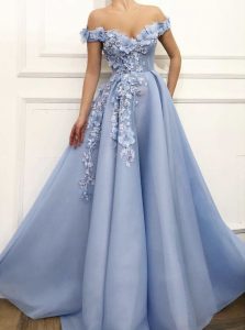 Formal Wunderbar Blau Abendkleid Design Elegant Blau Abendkleid für 2019