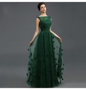 Spektakulär Grünes Kleid A Linie Spezialgebiet15 Cool Grünes Kleid A Linie Ärmel