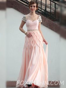 Designer Leicht Festliches Kleid Rose Ärmel20 Großartig Festliches Kleid Rose für 2019