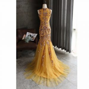Erstaunlich Abendkleider Gold für 201913 Top Abendkleider Gold Design