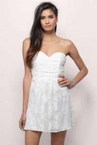Formal Top Kleid Weiß Elegant StylishFormal Leicht Kleid Weiß Elegant Ärmel
