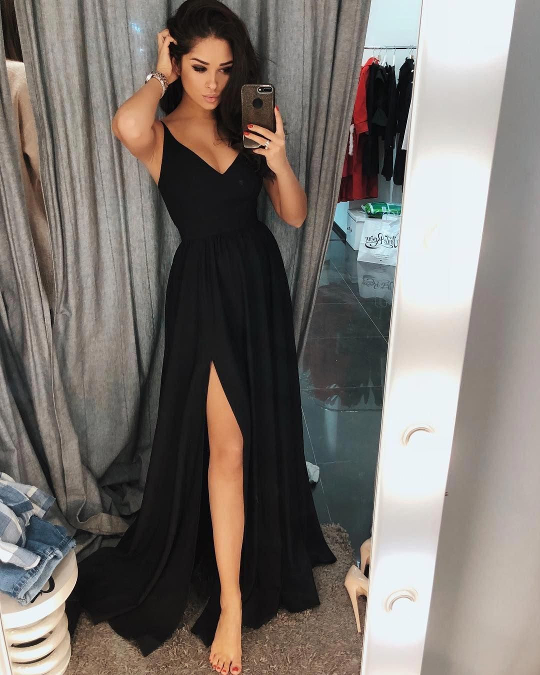 15 elegant schwarzes bodenlanges kleid boutique  abendkleid
