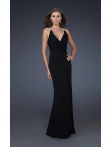 Abend Spektakulär Schwarzes Bodenlanges Kleid Ärmel10 Luxurius Schwarzes Bodenlanges Kleid für 2019