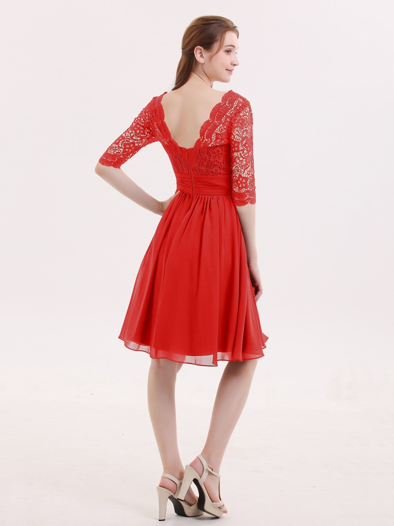 Coolste Kleid Rot Kurz SpezialgebietFormal Spektakulär Kleid Rot Kurz Bester Preis