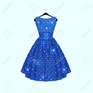 Formal Einfach Blaues Kleid Mit Punkten Galerie13 Elegant Blaues Kleid Mit Punkten Bester Preis