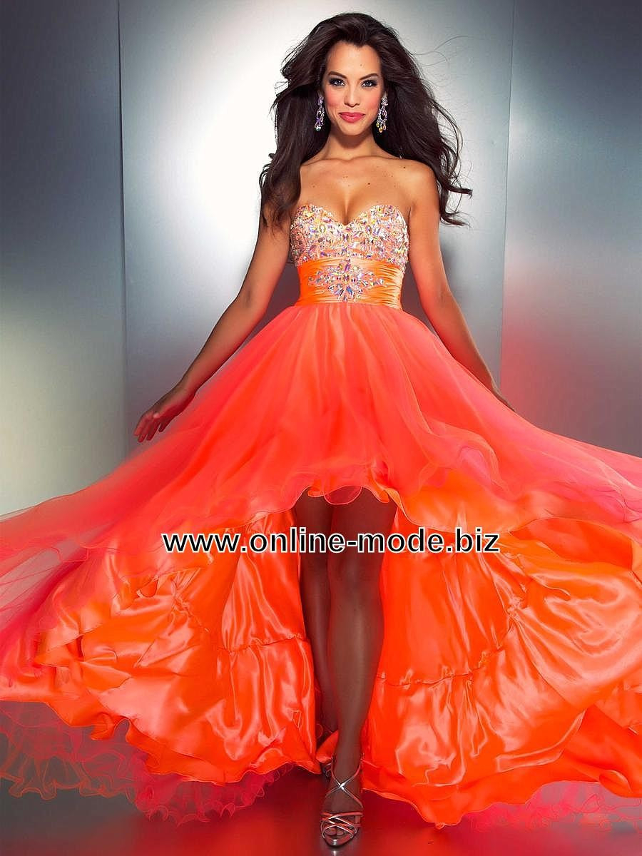 Formal Wunderbar Abendkleid Orange Design10 Erstaunlich Abendkleid Orange Bester Preis