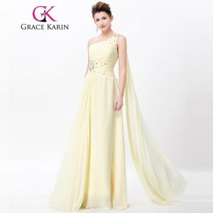 Abend Kreativ Kleid Gelb Hochzeit Design - Abendkleid