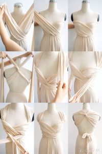 Beautiful Way To Wrap And Wear An Infinity Dress