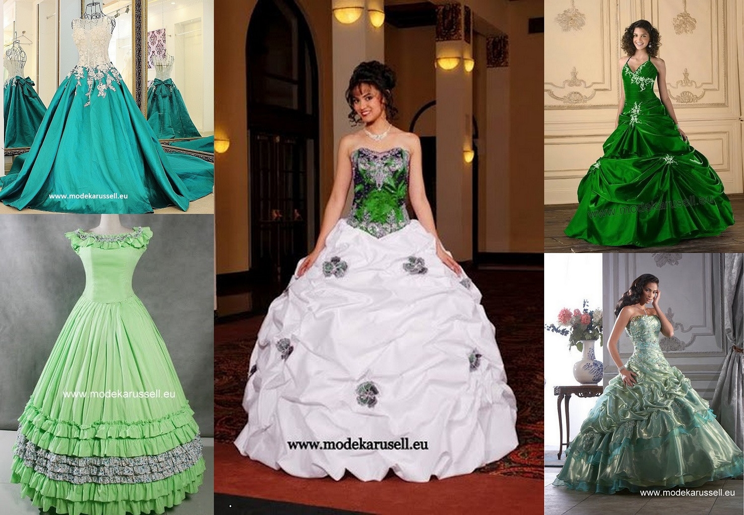 Brautkleider In Grün | Modewelten Die Besten Mode Shops