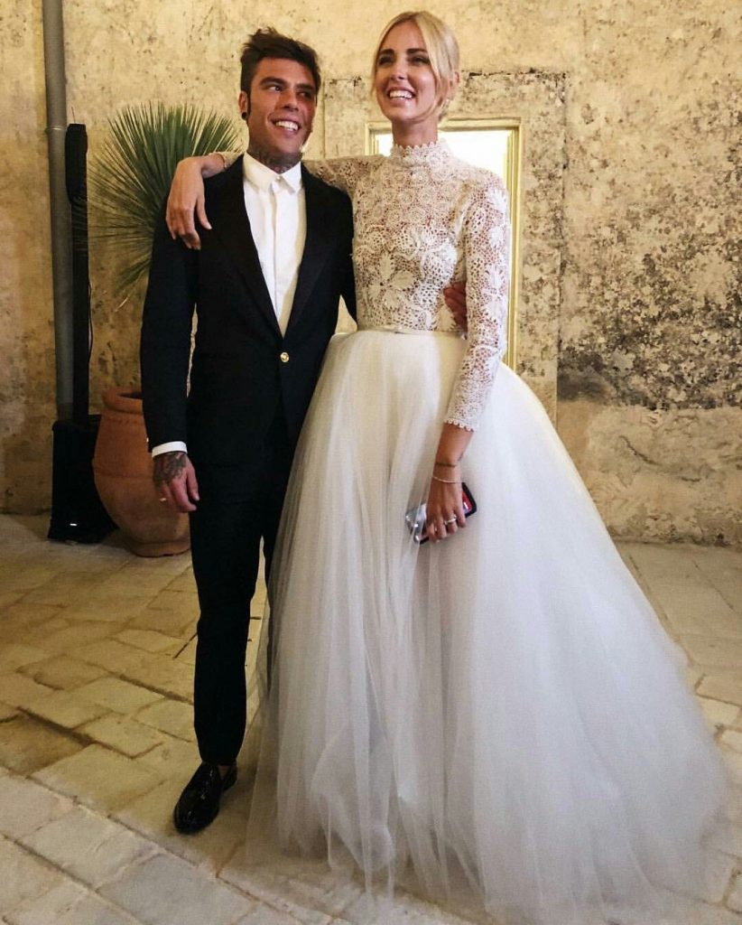 Chiara Ferragni And Fedez Wedding In Noto Sicily Wearing A - Abendkleid