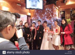 Chinesische Hochzeit Stockfotos &amp; Chinesische Hochzeit