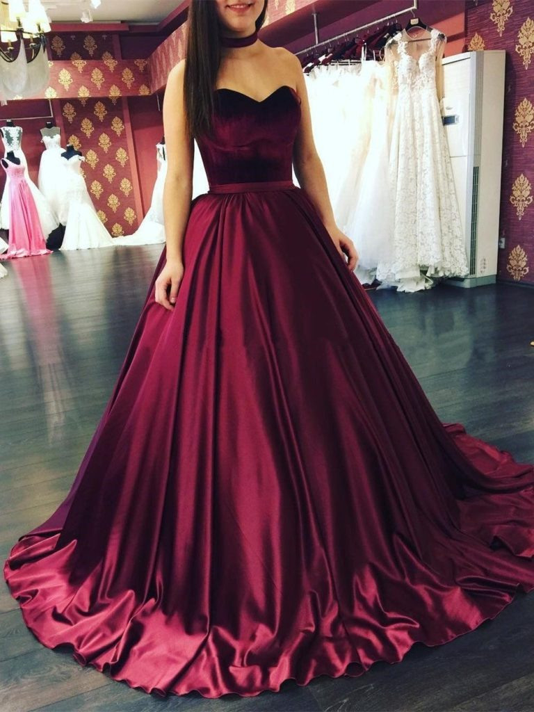 Cool Kleid Weinrot Hochzeit Für 2019 - Abendkleid