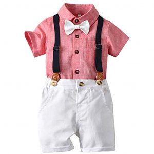 Deloito Baby Kleinkind Kleidung Set Jungen Gentleman Fliege