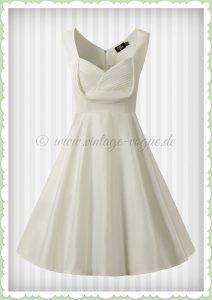 Dolly &amp; Dotty 50Er Jahre Hochzeit Retro Petticoat Kleid - Grace - Weiß