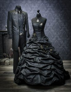Extravagantes Brautkleid Für Die Steampunk-Hochzeit. Das