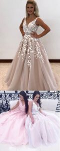 Gorgeous A-Line Long Wedding Dress Prom Dress From Modsele