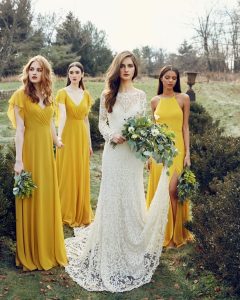 Instagram | Senfgelb Hochzeit, Braut Und Brautjungfern