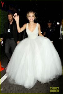 Jennifer Lawrence Has Princess Moment At 'mother!' Nyc